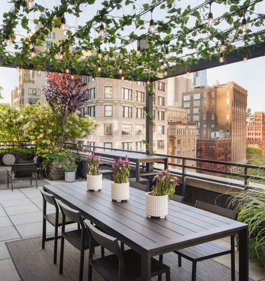 Private NYC penthouse suite in a Tribeca Hotel with city views