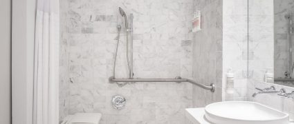 Tribeca hotel ADA walk-in shower